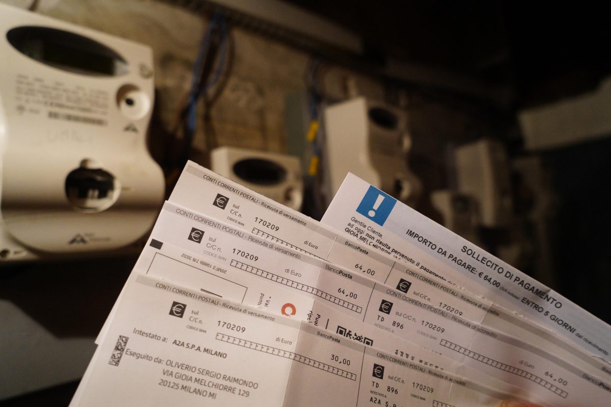 Luce e gas. In Italia nel 2024 ogni famiglia ha speso circa 2.130 euro