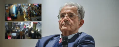 Sbucano altri scatti di rabbia di Prodi. La lite con il barista: «Sei uno str…»