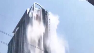 Terremoto a Bangkok, le piscine sui terrazzi dei grattacieli diventano cascate