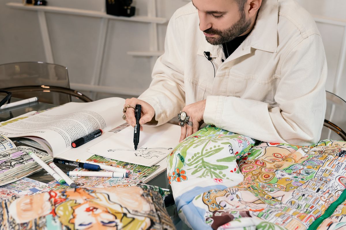 Galleria foto 'Giornata della Terra: la moda la celebra con la giacca d’artista di Thermore e Jacopo Ascari' - foto 6