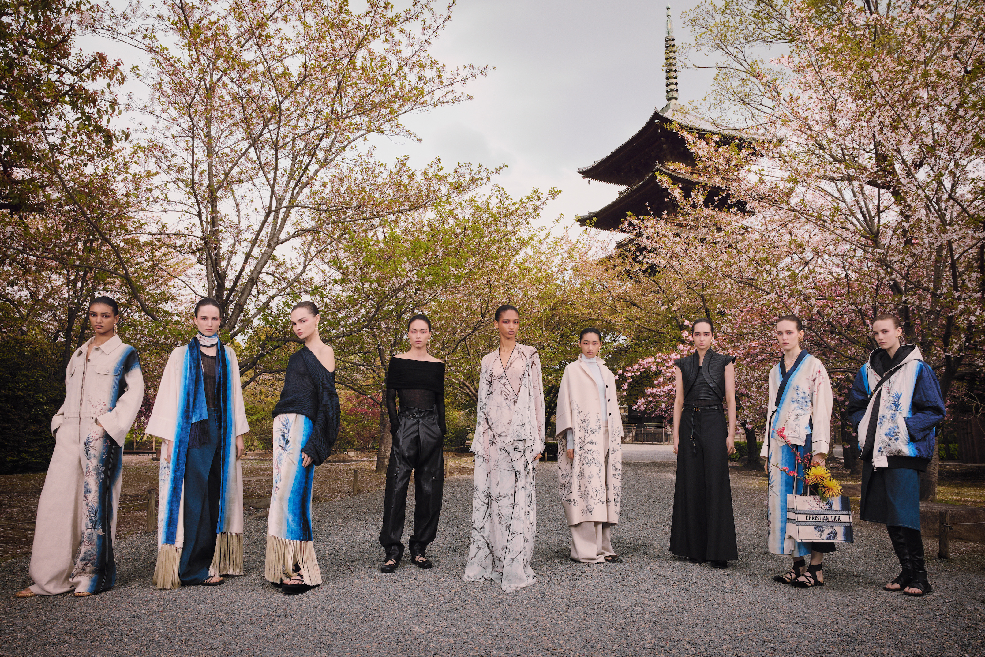 Dior Fall 2025 a Kyoto: tra tradizione giapponese ed estetica contemporanea
