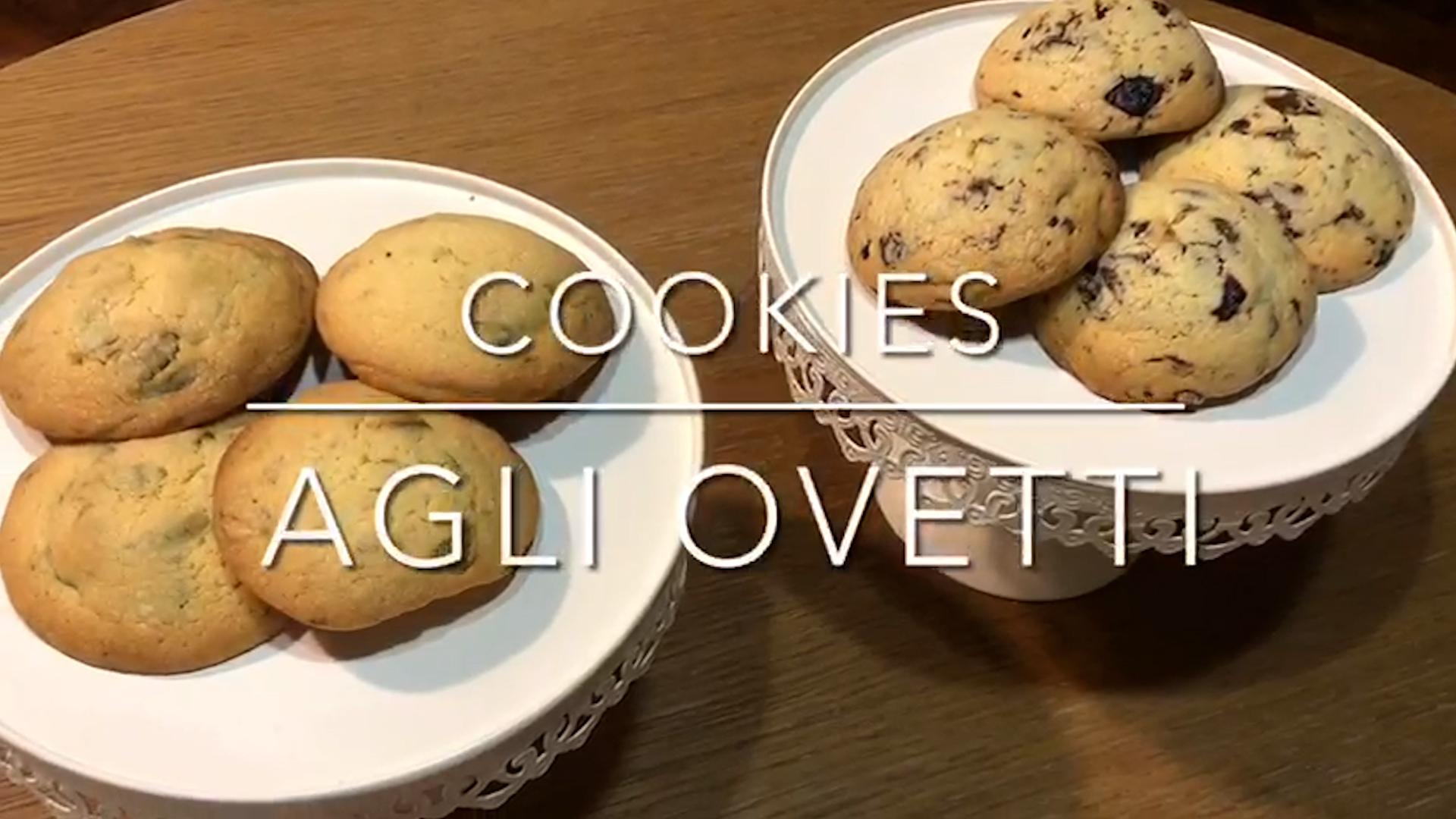 La ricetta video: Cookies agli ovetti La ricetta video: Cookies agli ovetti