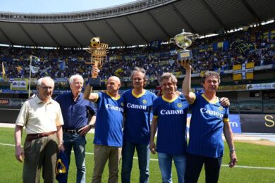 Verona, uno scudetto irripetibile. Quarant’anni fa il trionfo storico