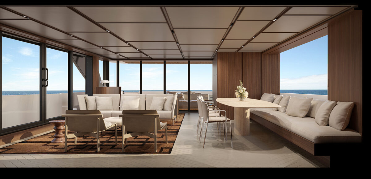 Sanlorenzo SL110A: il nuovo yacht asimmetrico debutta a Cannes