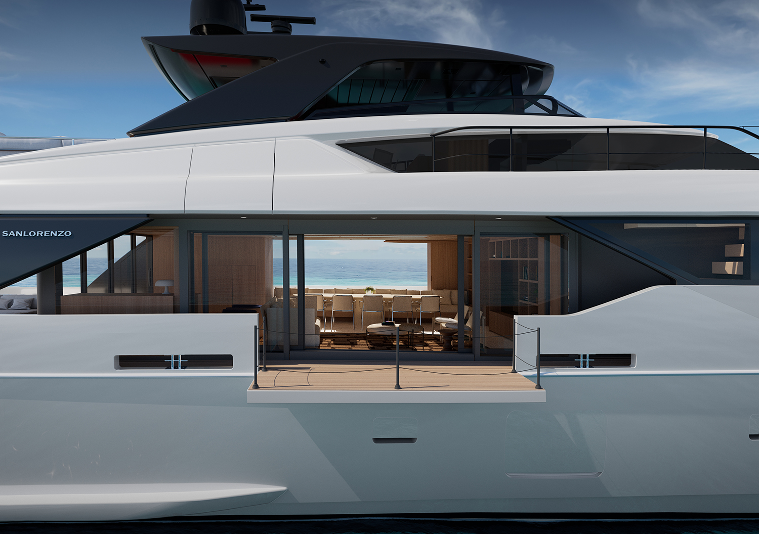 Sanlorenzo SL110A: il nuovo yacht asimmetrico debutta a Cannes
