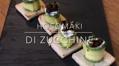 Cuciniamo insieme: Hosomaki di zucchine