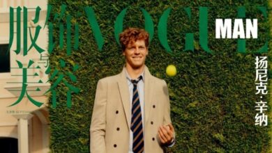 Sinner star in Cina, copertina su Vogue Man che torna dopo 13 anni