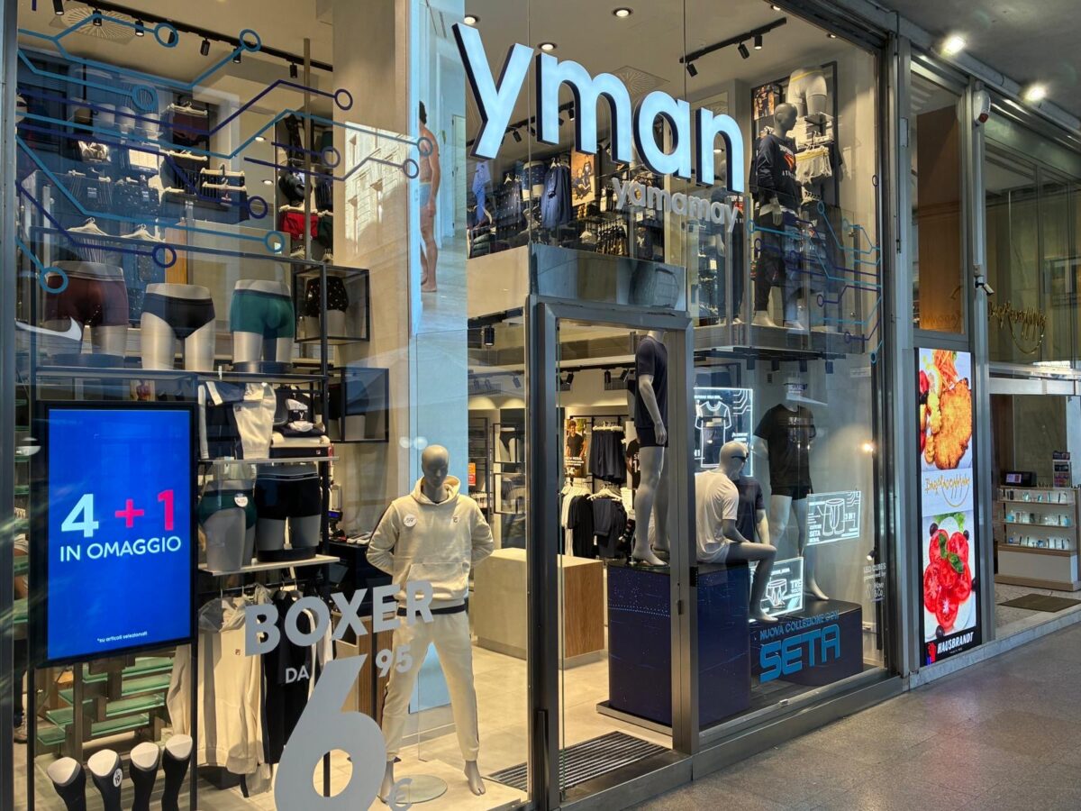 Yamamay inaugura a Milano il nuovo concept «Man»