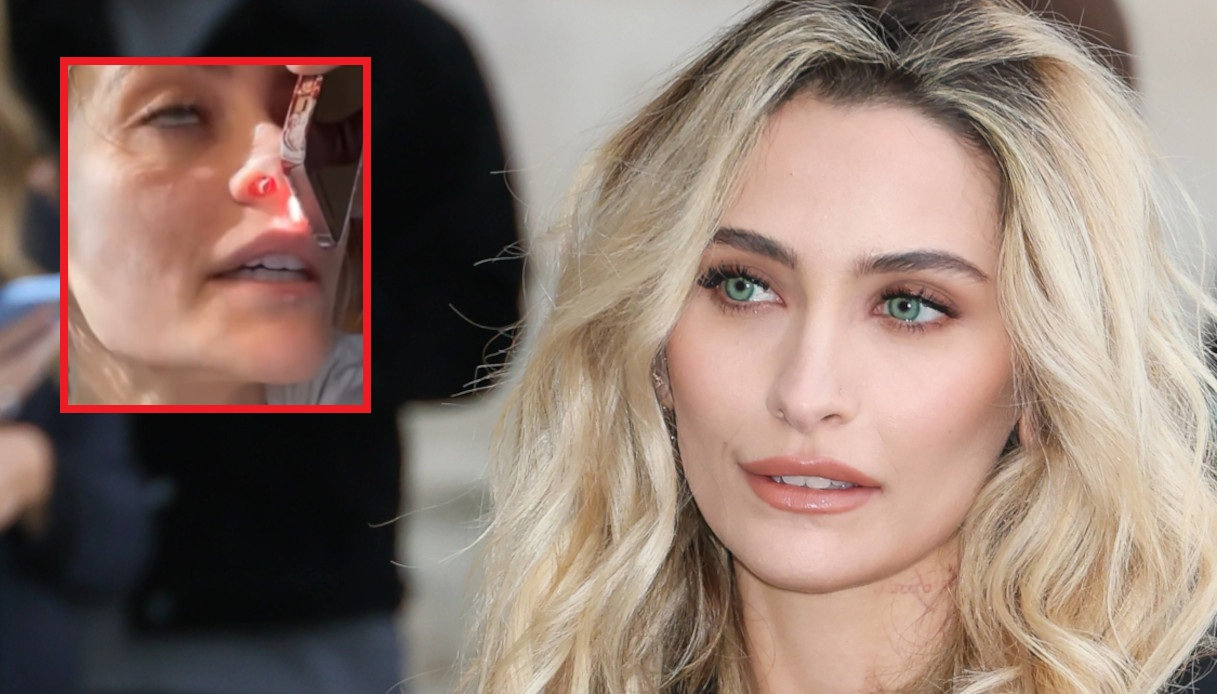 paris jackson contro la droga in un video impressionante mostra il suo setto nasale perforato