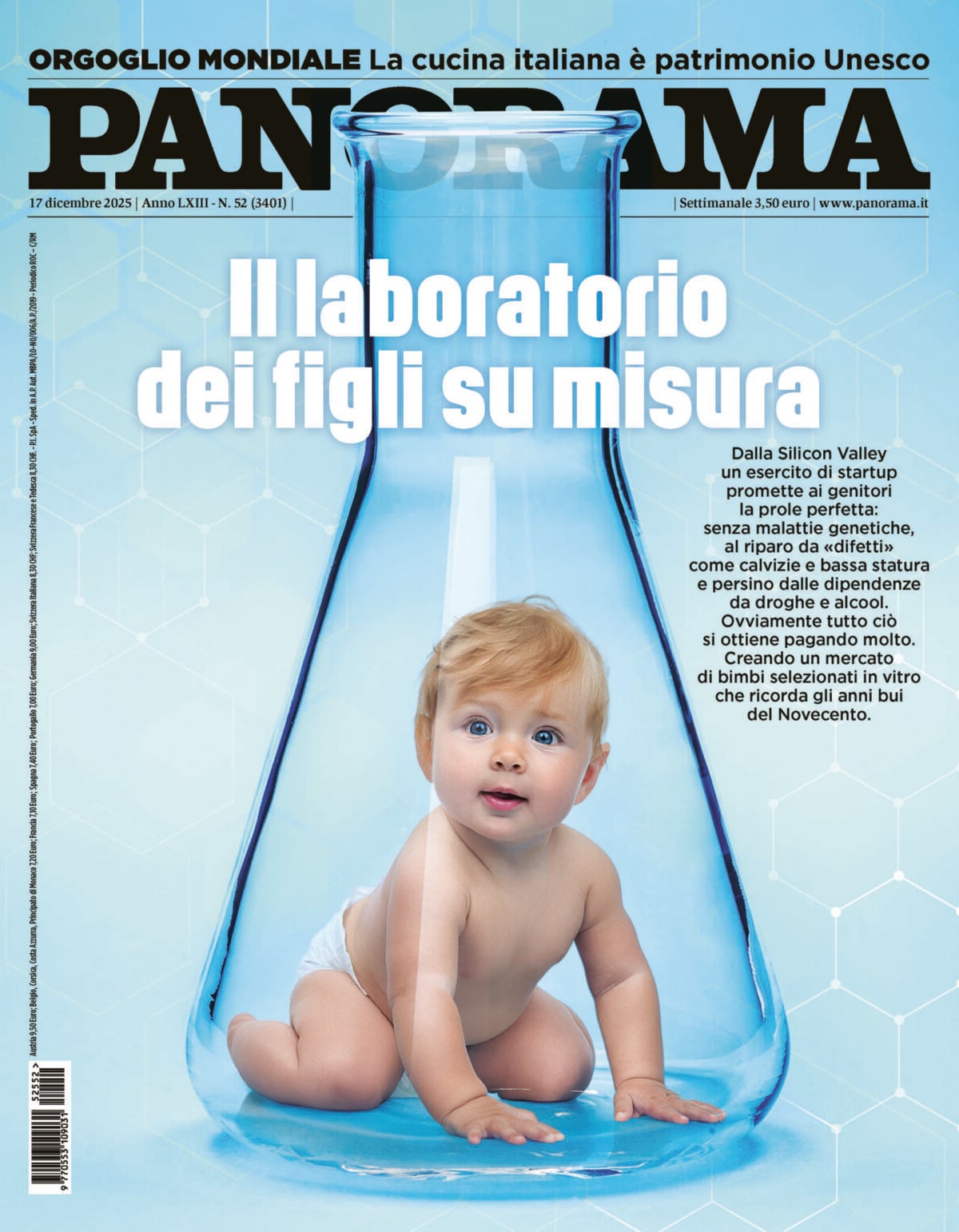 Il laboratorio dei figli su misura – Panorama in edicola