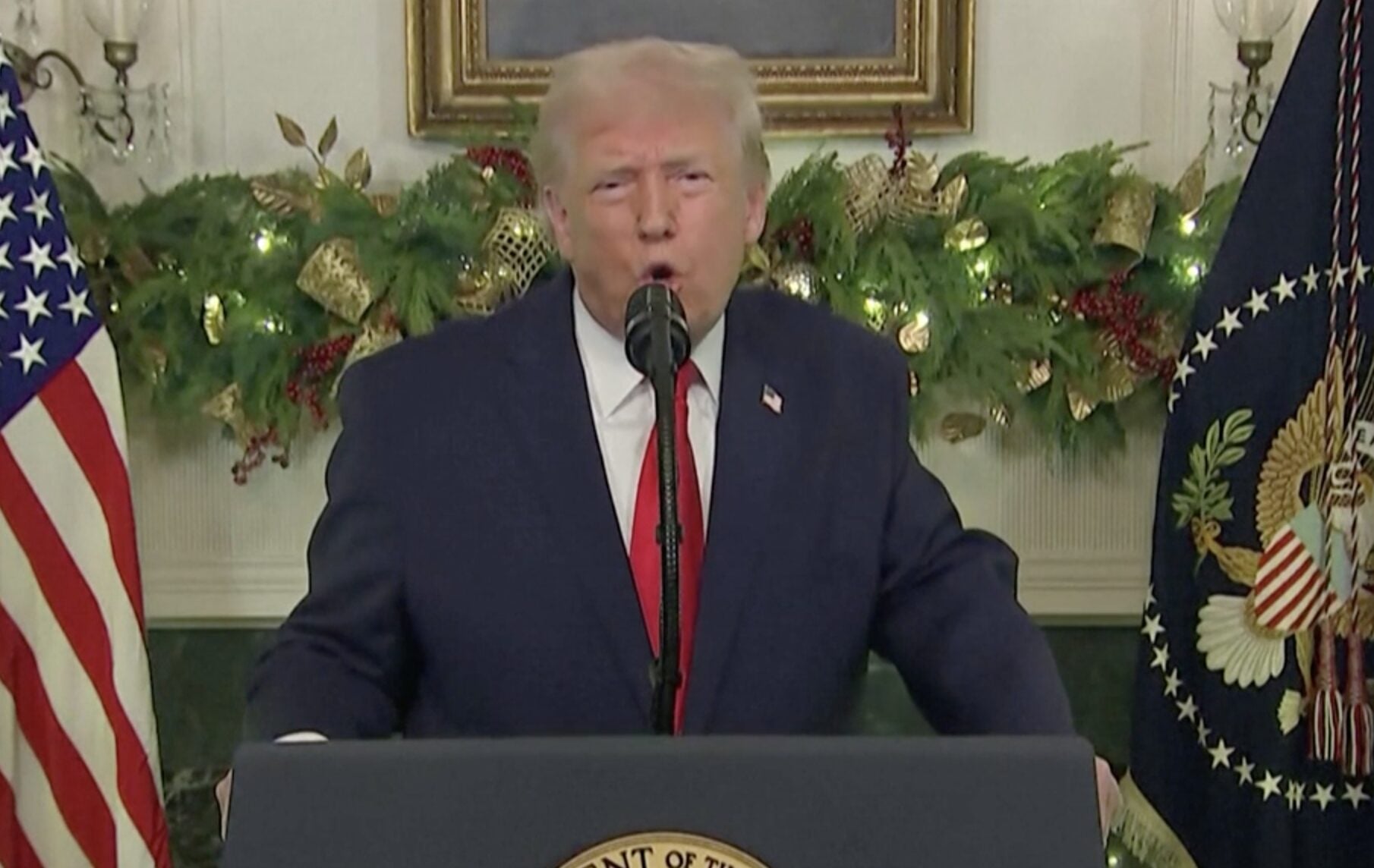 Trump alla nazione: «Dopo il disastro Biden arriva un boom economico» Trump alla nazione: «Dopo il disastro Biden arriva un boom economico»