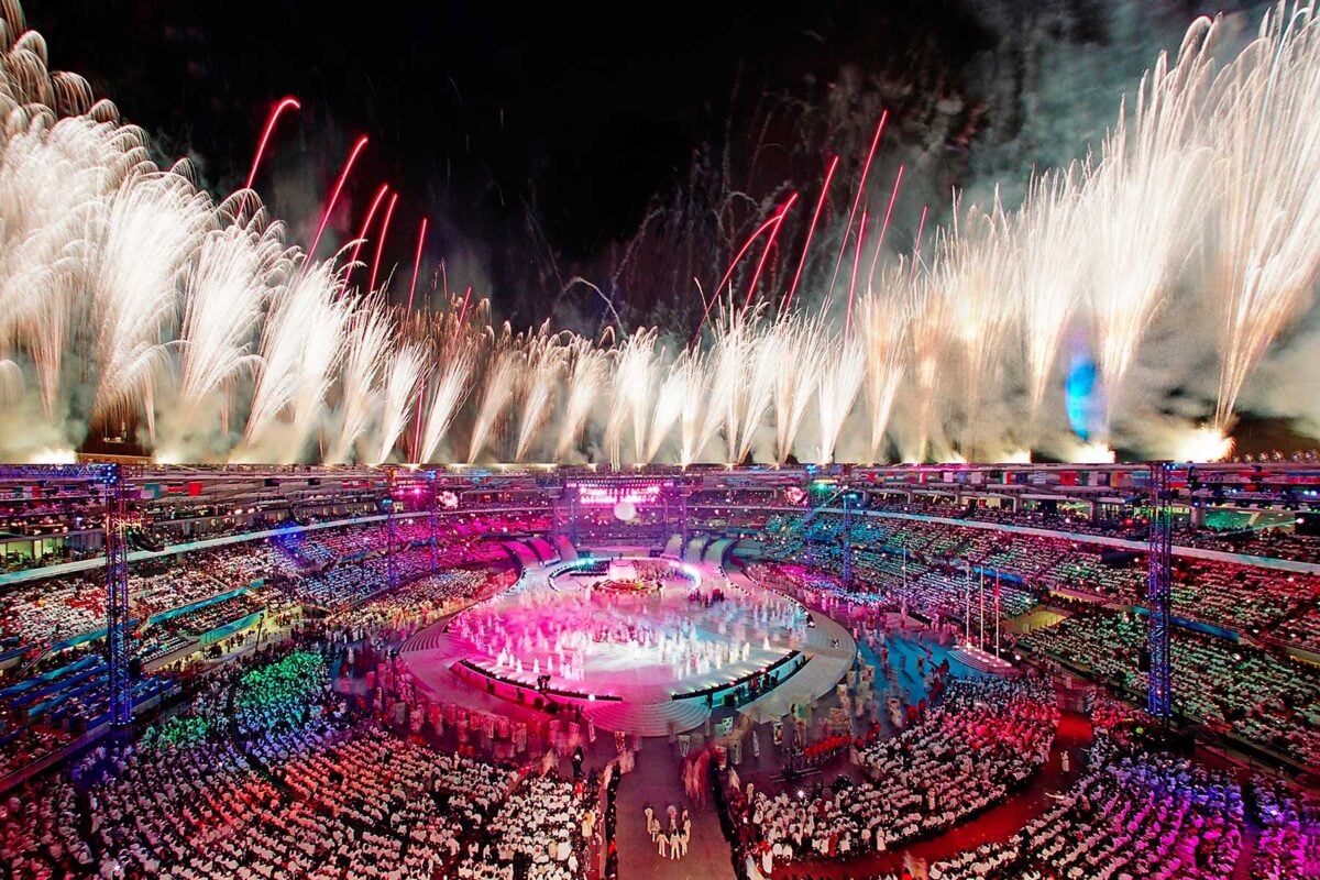 Una goccia d’acqua invade Verona per omaggiare le Olimpiadi