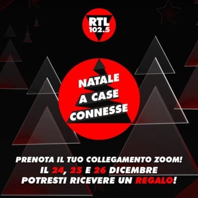 RTL 102.5, Radiofreccia e Radio Zeta festeggiano il Natale a “Case Connesse”