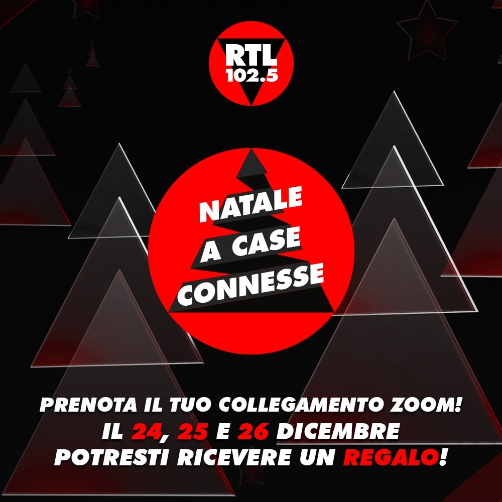 RTL 102.5, Radiofreccia e Radio Zeta festeggiano il Natale a “Case Connesse” RTL 102.5, Radiofreccia e Radio Zeta festeggiano il Natale a “Case Connesse”