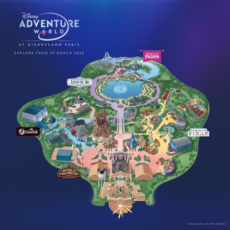 Disney Adventure World, la nuova mappa spiega perché Disneyland Paris entra in una nuova era Disney Adventure World, la nuova mappa spiega perché Disneyland Paris entra in una nuova era