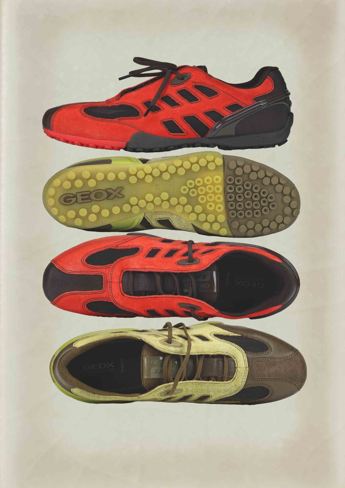 Geox celebra 20 anni di Snake: la nuova collaborazione con Robyn Lynch