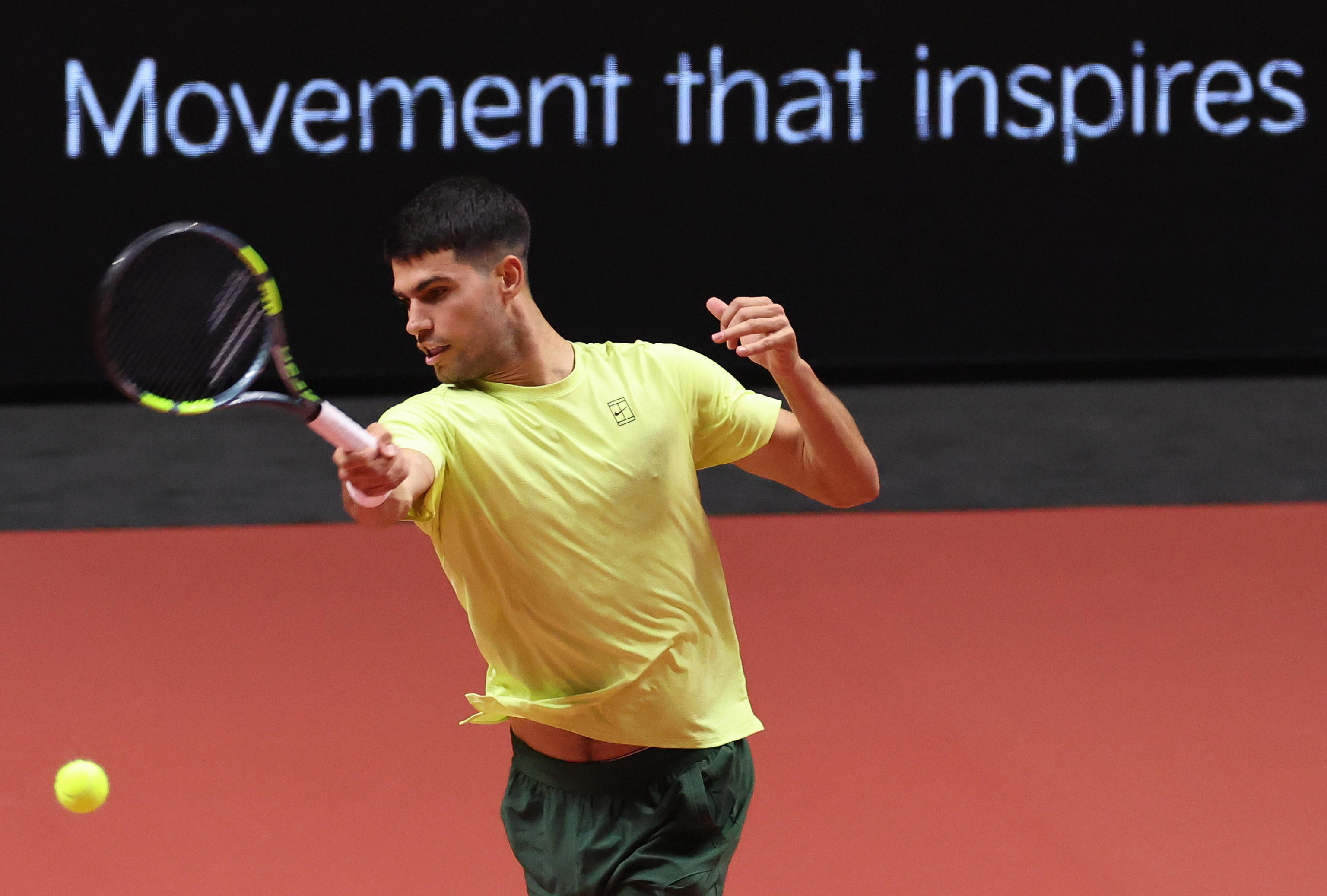 Sinner e Alcaraz, che show a Seoul Lo spagnolo vince in due set Sinner e Alcaraz, che show a Seoul Lo spagnolo vince in due set