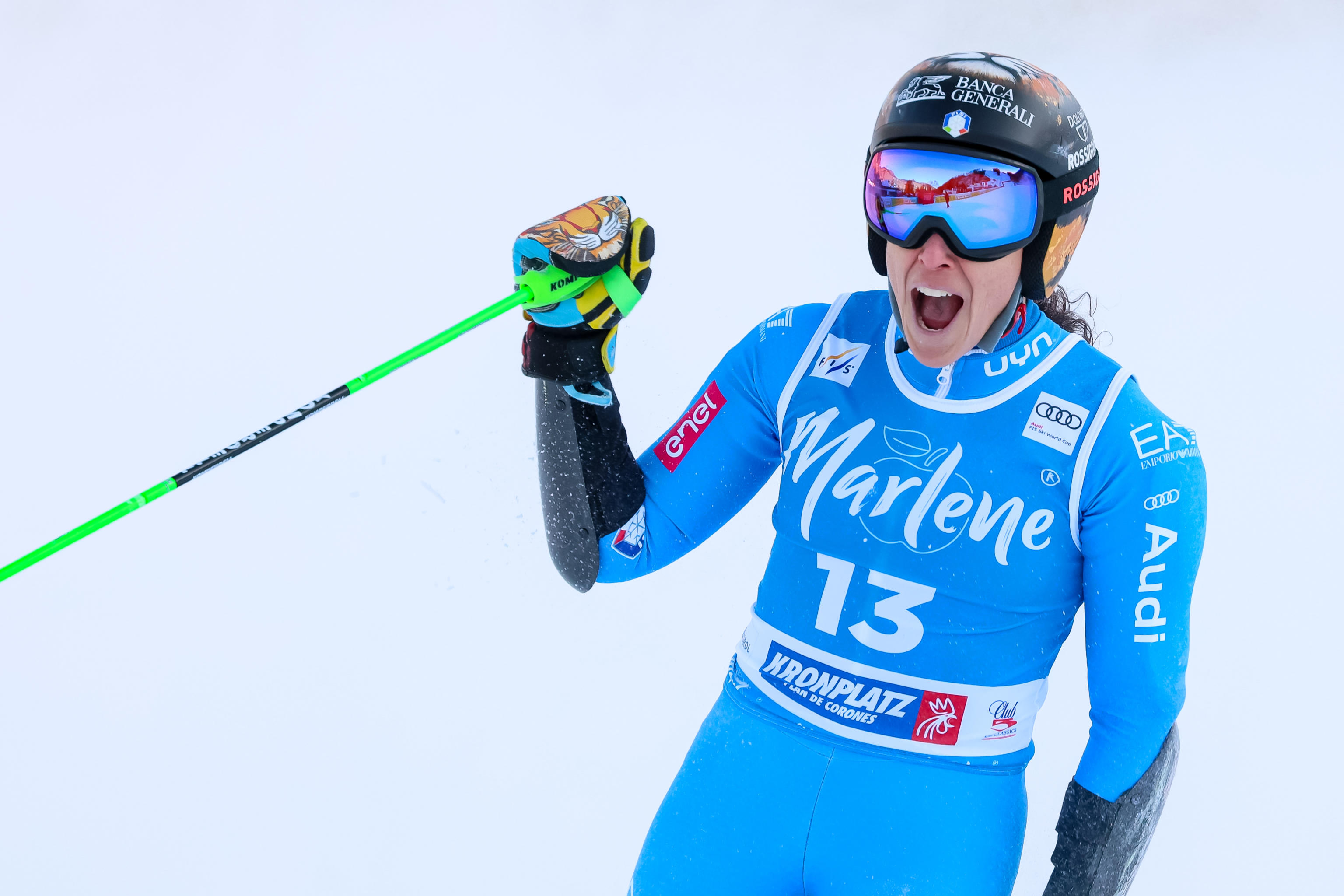 Super Brignone, fantastico ritorno Dopo dieci mesi è sesta in gigante