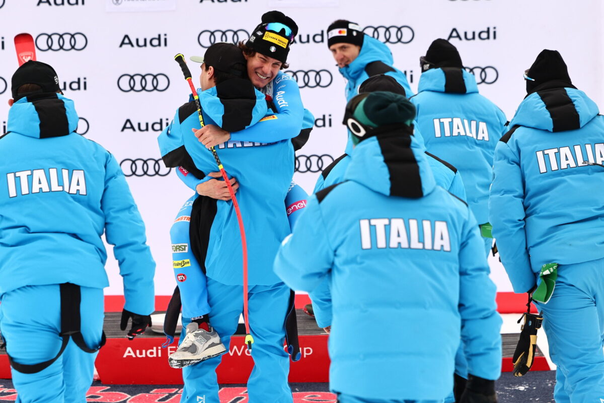 Franzoni è il re sulla mitica Streif Valanga azzurra: 4 tra i primi undici