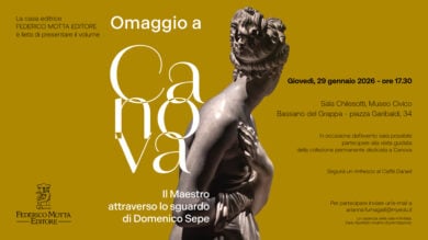 Federico Motta Editore celebra Canova: l’omaggio contemporaneo di Domenico Sepe arriva al Museo Civico di Bassano