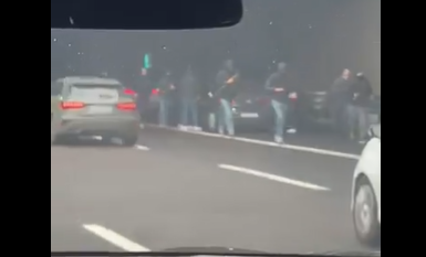 Scontri sull’autostrada A1 tra ultras della Roma e della Fiorentina