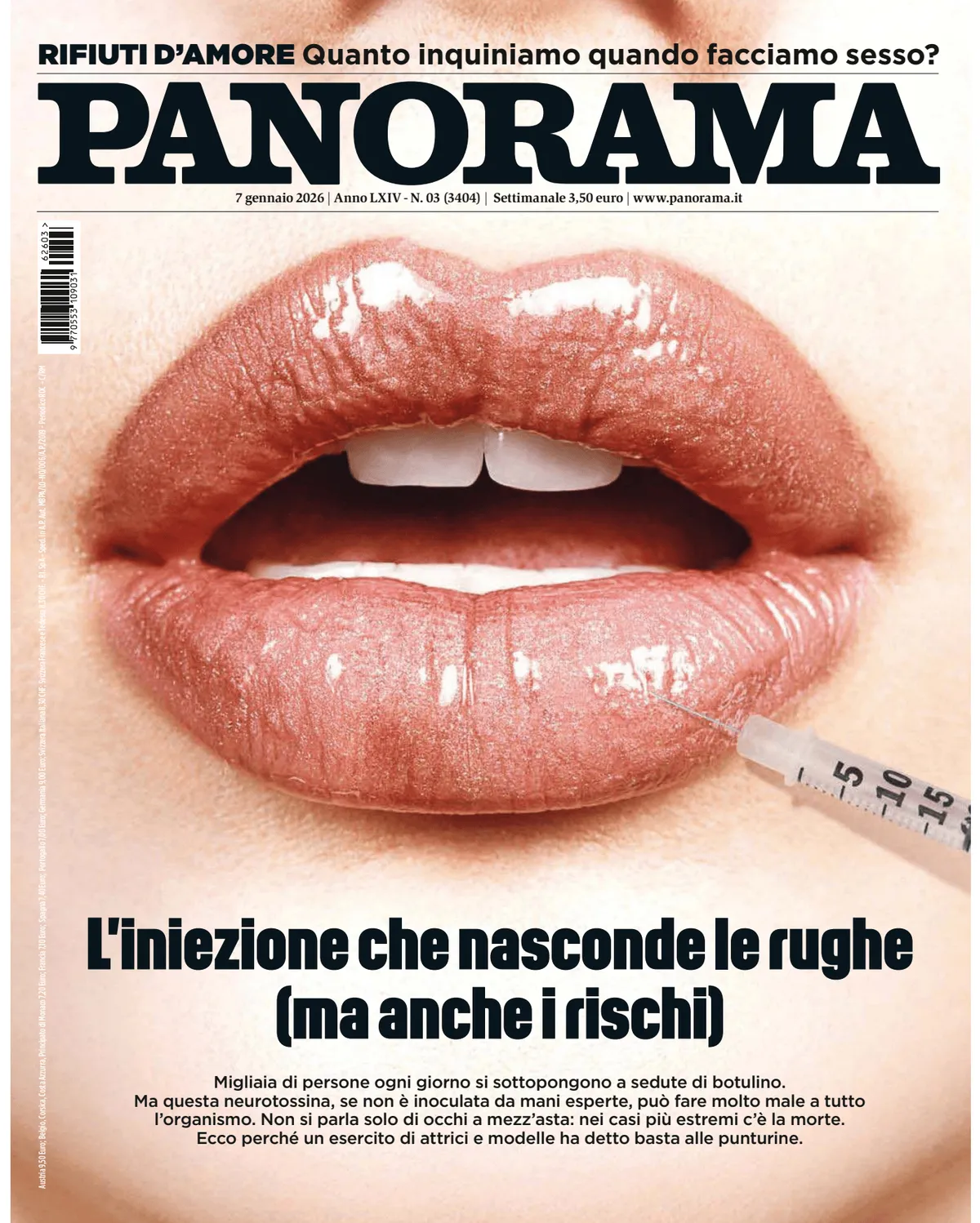 L’iniezione che nasconde le rughe (ma anche i rischi) – Panorama in edicola