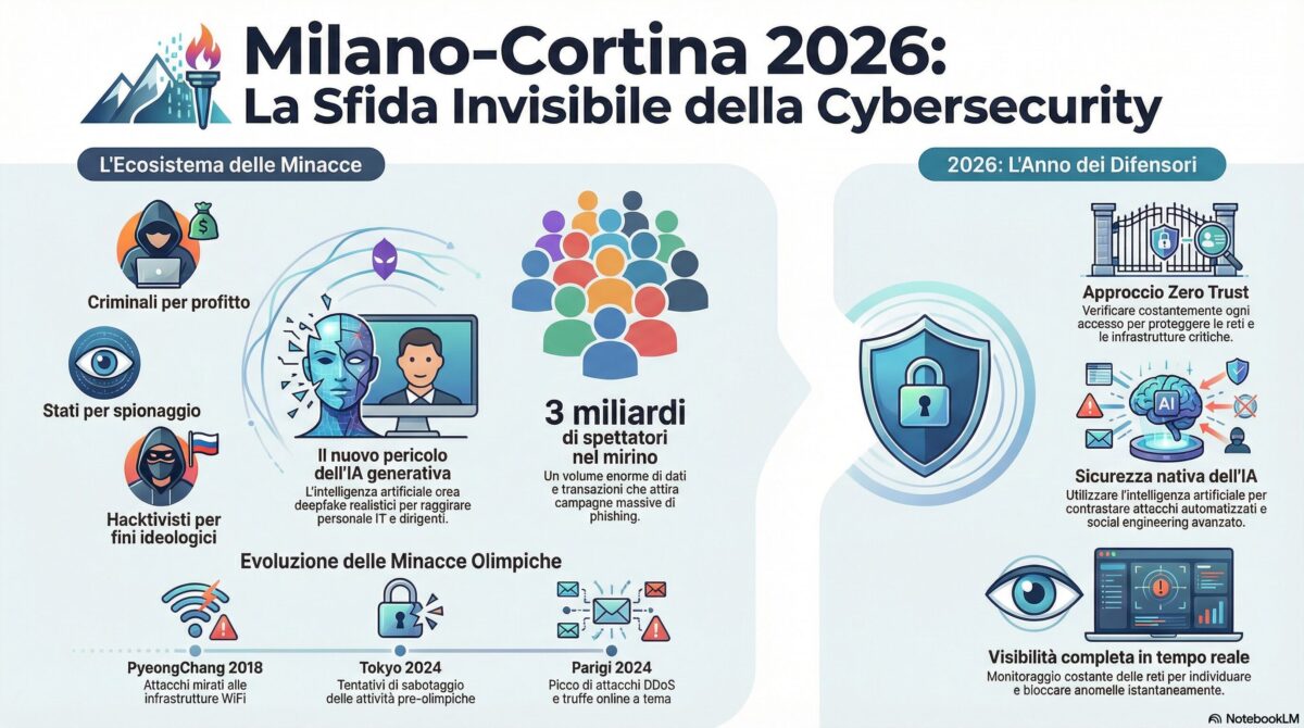 Dietro le quinte di Milano-Cortina 2026: la partita della cybersicurezza