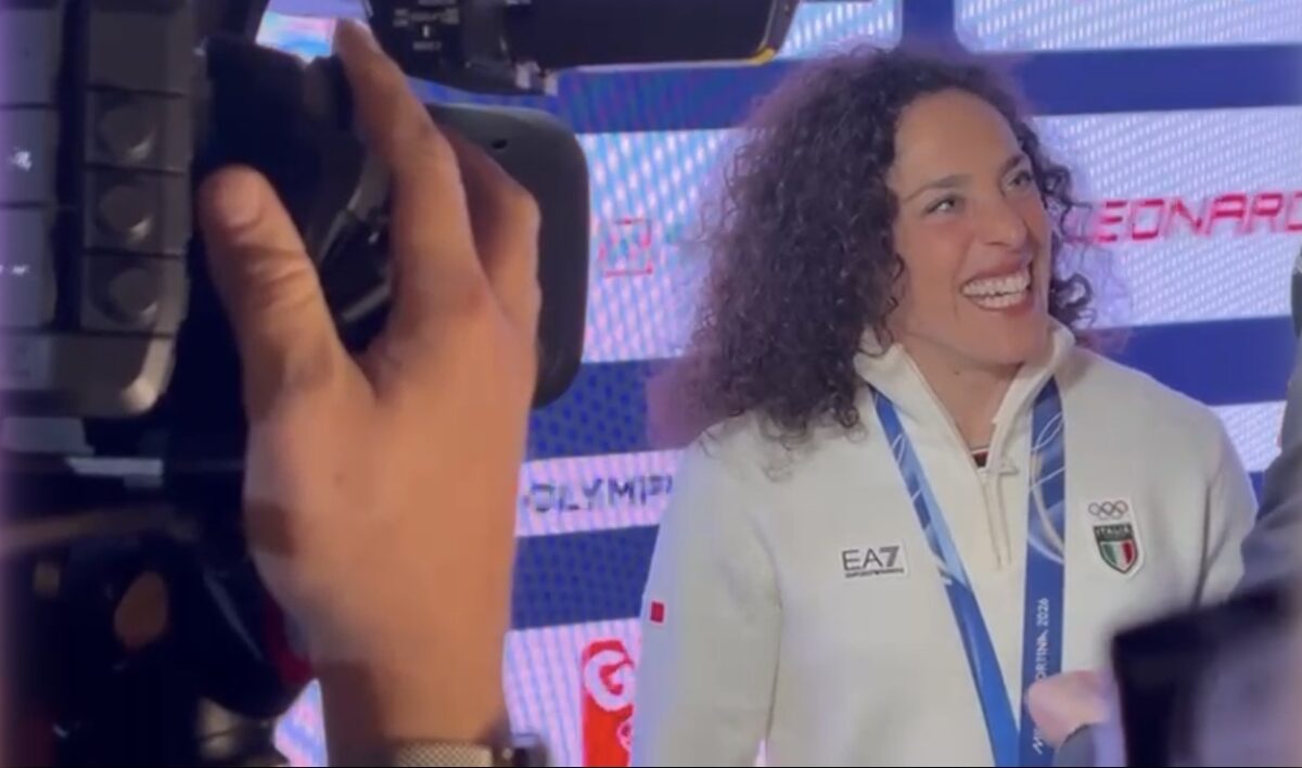 Milano Cortina 2026, Federica Brignone (oro nel Super G) a Casa Italia