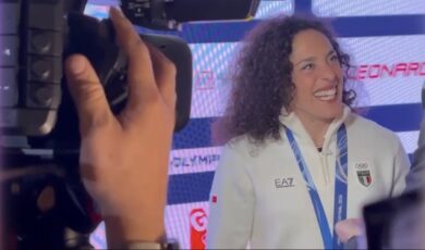 Milano Cortina 2026, Federica Brignone (oro nel Super G) a Casa Italia