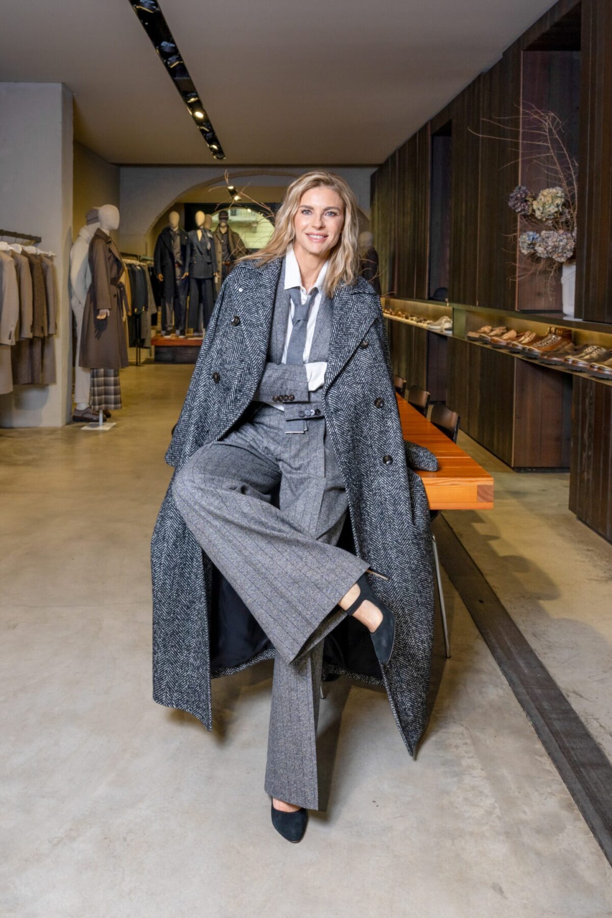 Martina Colombari special guest di Lubiam