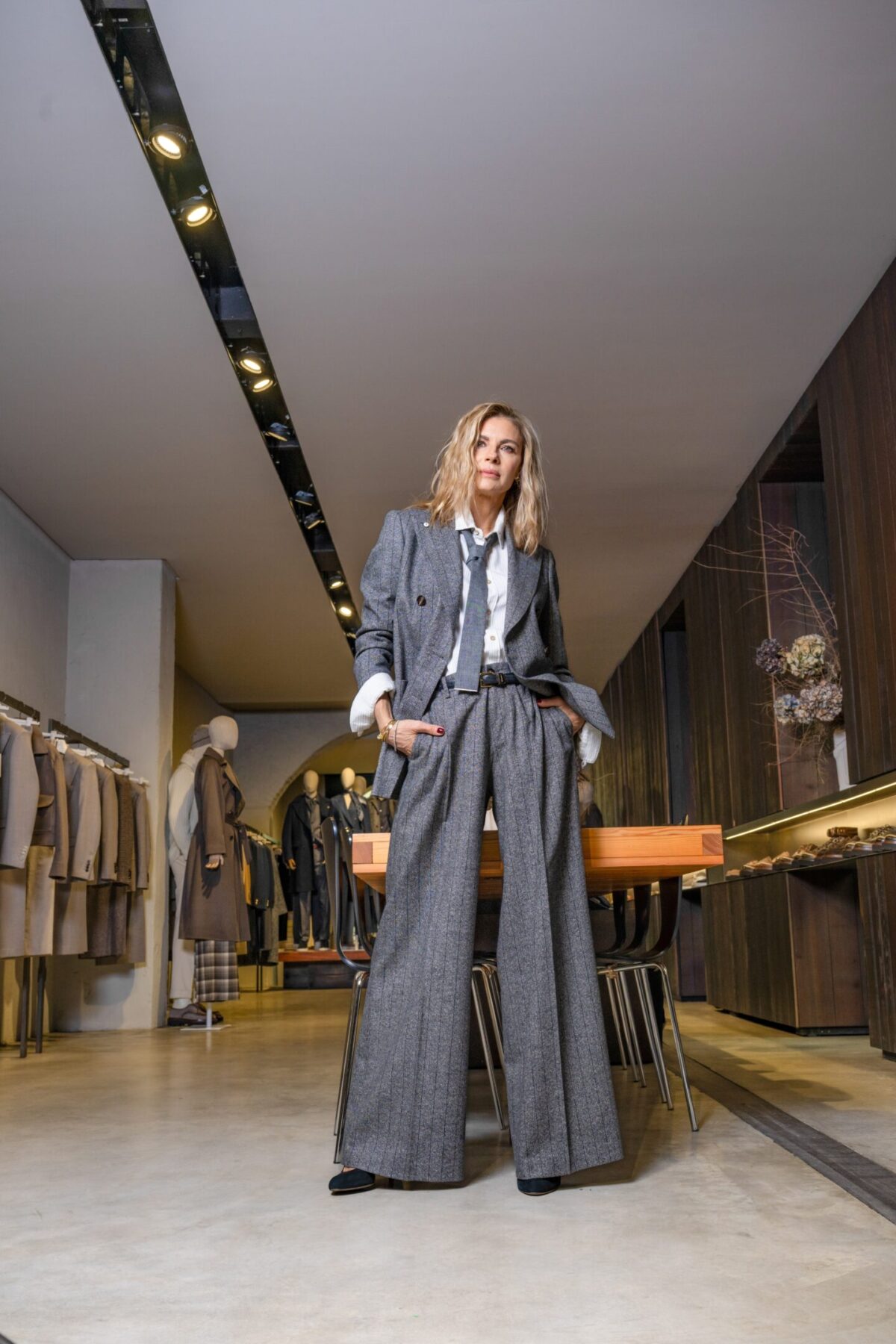 Martina Colombari special guest di Lubiam