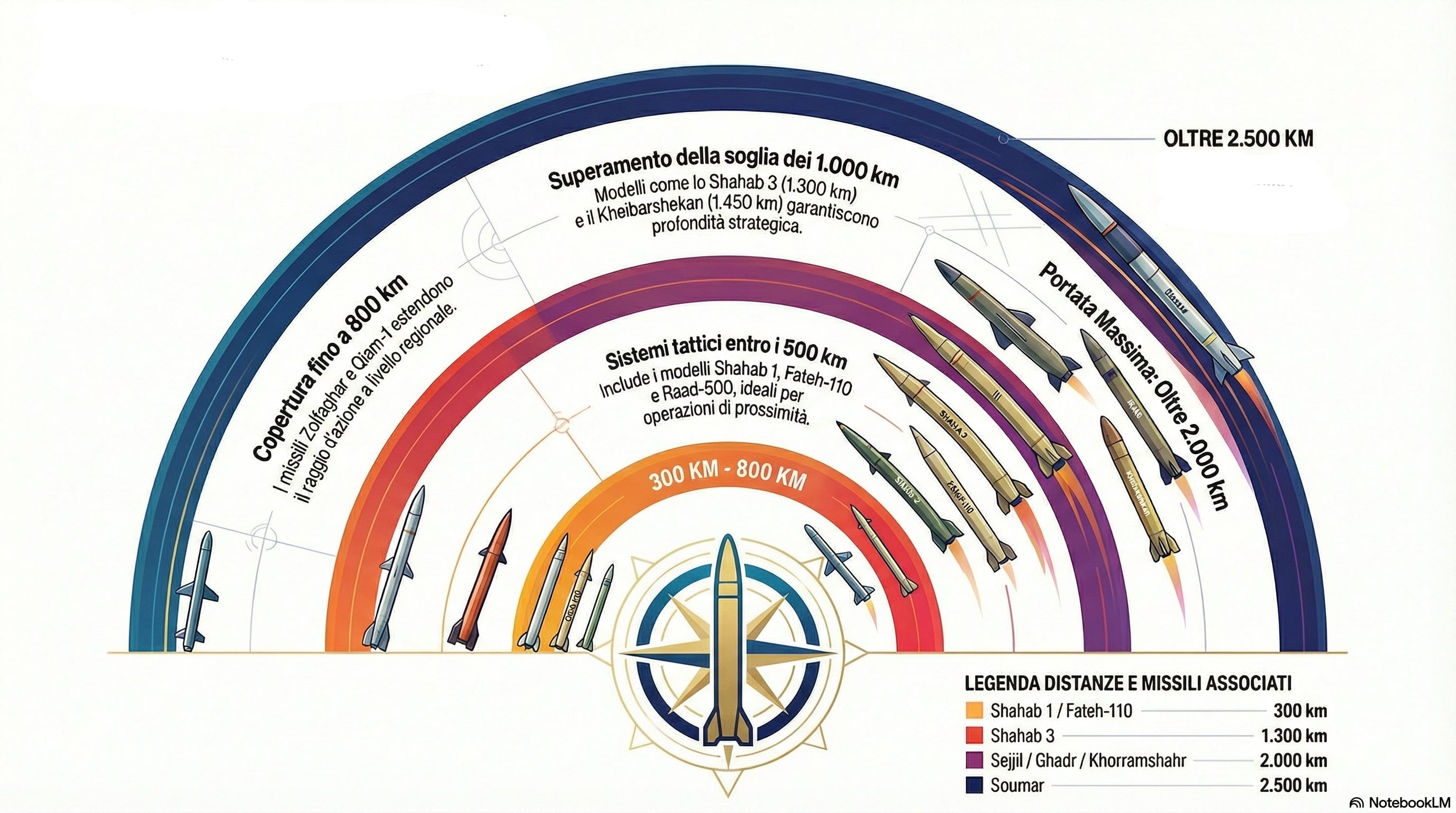 Iran, ecco i missili pronti al lancio: anche l’Italia può finire nel mirino