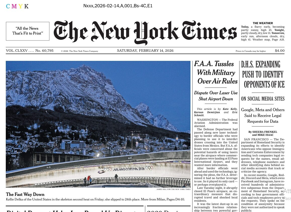 Cortina conquista pure il NY Times Olimpiadi: ora il vento è cambiato