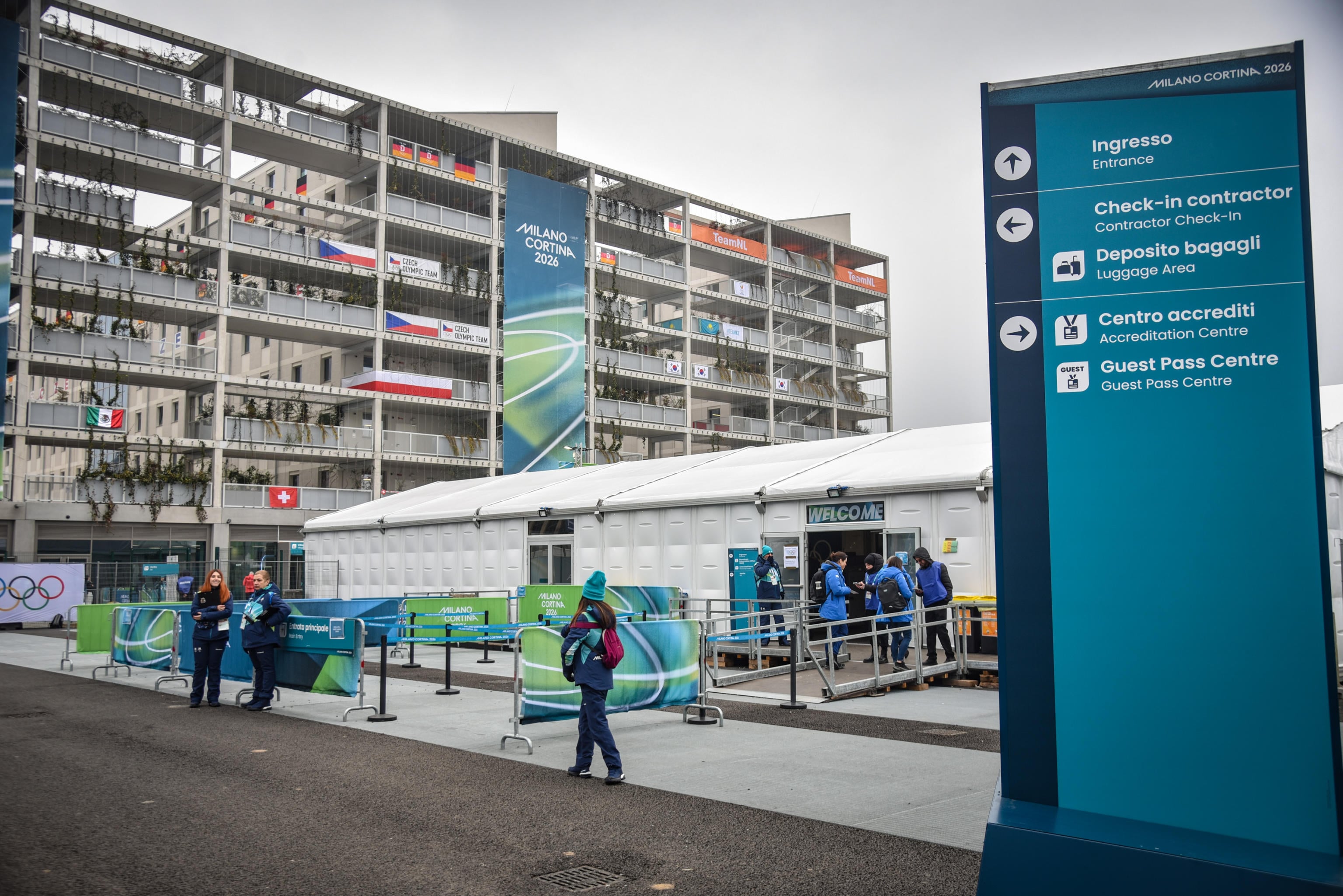Villaggio Olimpico con i letti veri e si può mangiare anche di notte