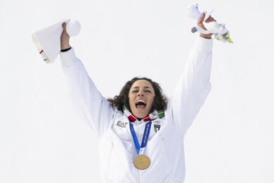 Brignone strepitoso oro in SuperG “Non pensavo di poter vincere”