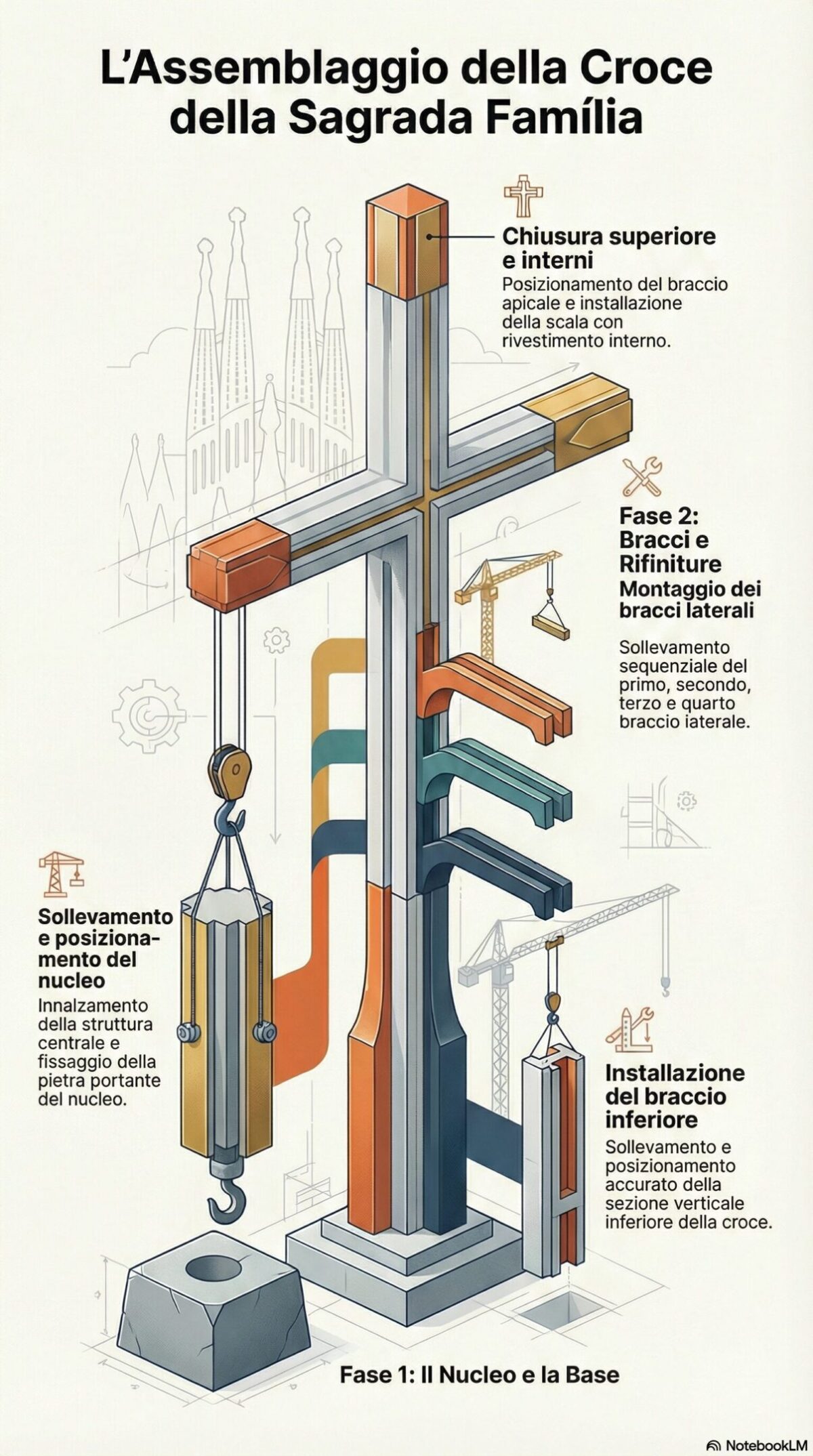 Sagrada Família, completata la torre di Gesù Cristo: la croce ora domina il cielo di Barcellona