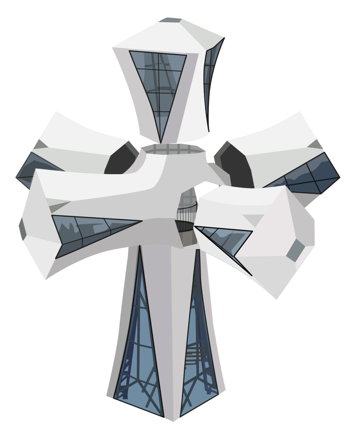 Sagrada Família, completata la torre di Gesù Cristo: la croce ora domina il cielo di Barcellona