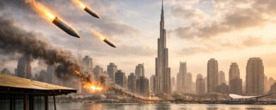 «Cercate riparo subito»: pioggia di missili su Dubai, chiuso lo spazio aereo