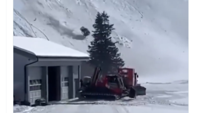 Forte vento sulle Alpi, in Svizzera precipita cabina di un’ovovia