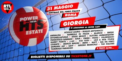 RTL 102.5 Power Hits Estate 2026, il primo grande evento che anticipa l’estate