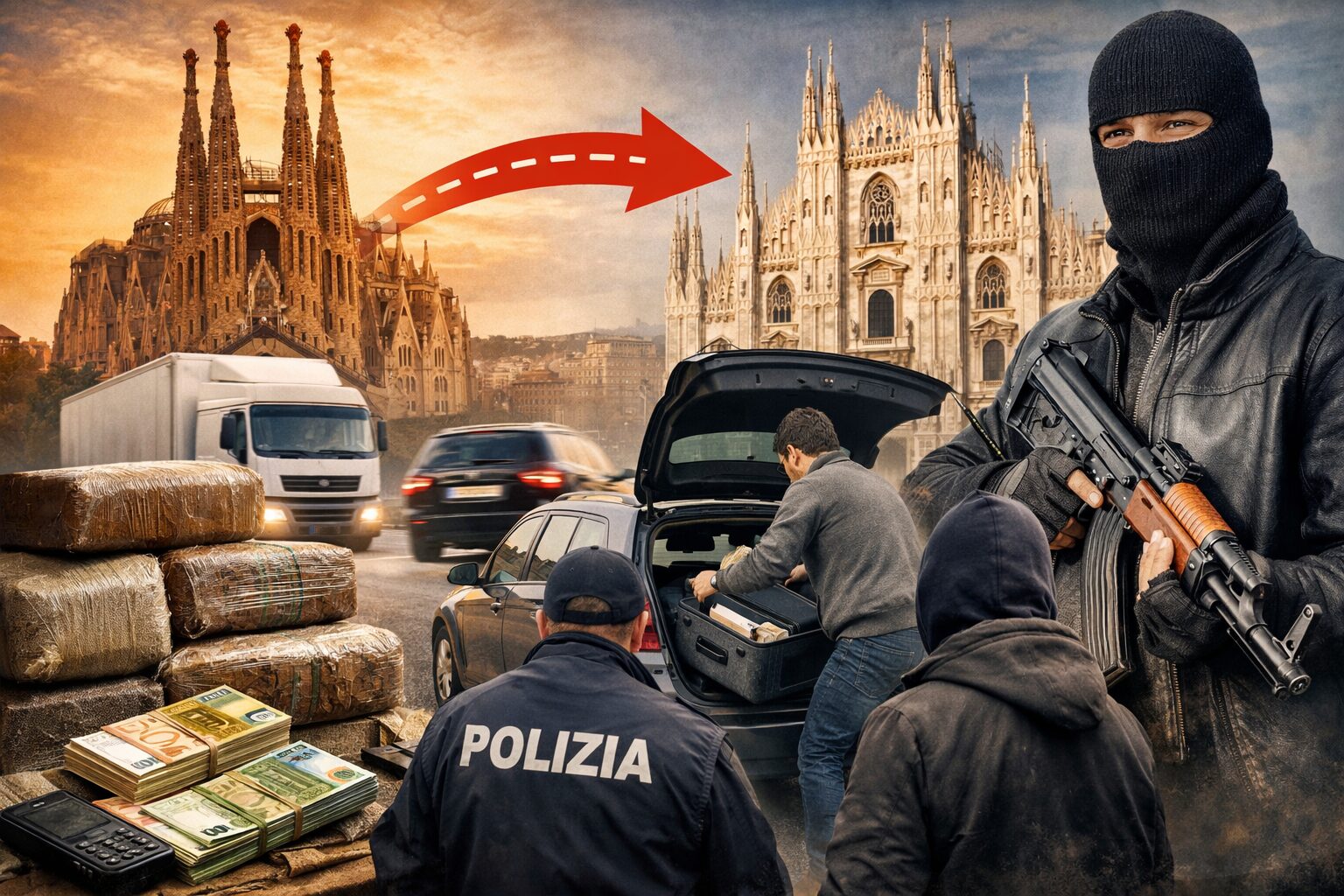 Traffico di hashish dalla Spagna a Milano, la rete familiare e il ruolo delle mafie balcaniche