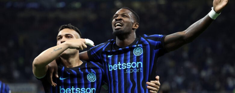 inter roma lautaro martinez thuram