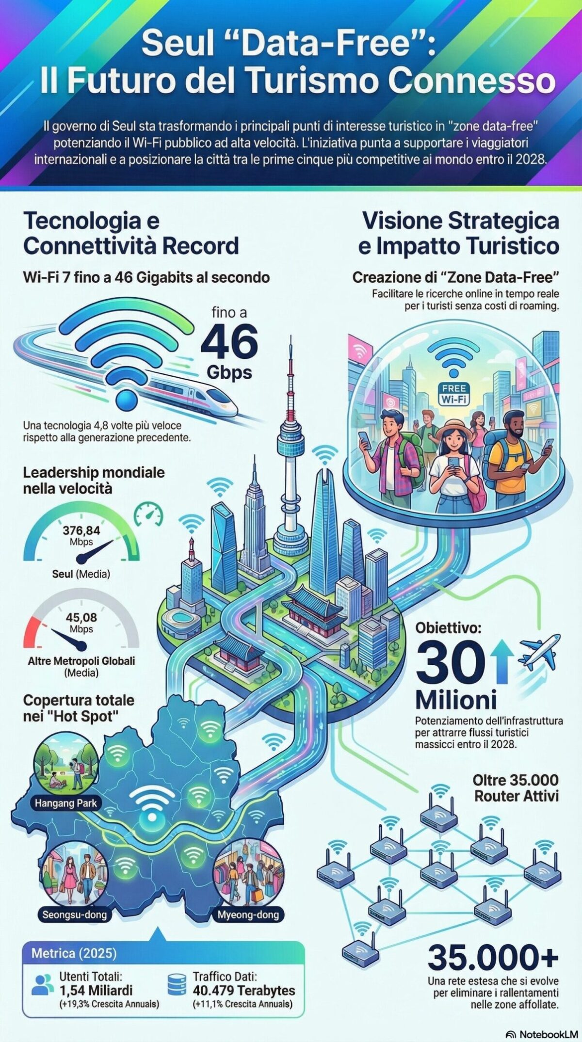 Seoul spinge sul Wi-Fi pubblico, ma non basta: la vera connessione in viaggio è un’altra cosa