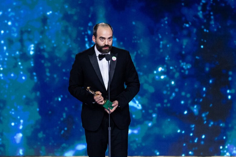 Francesco Sossai ritira il David di Donatello