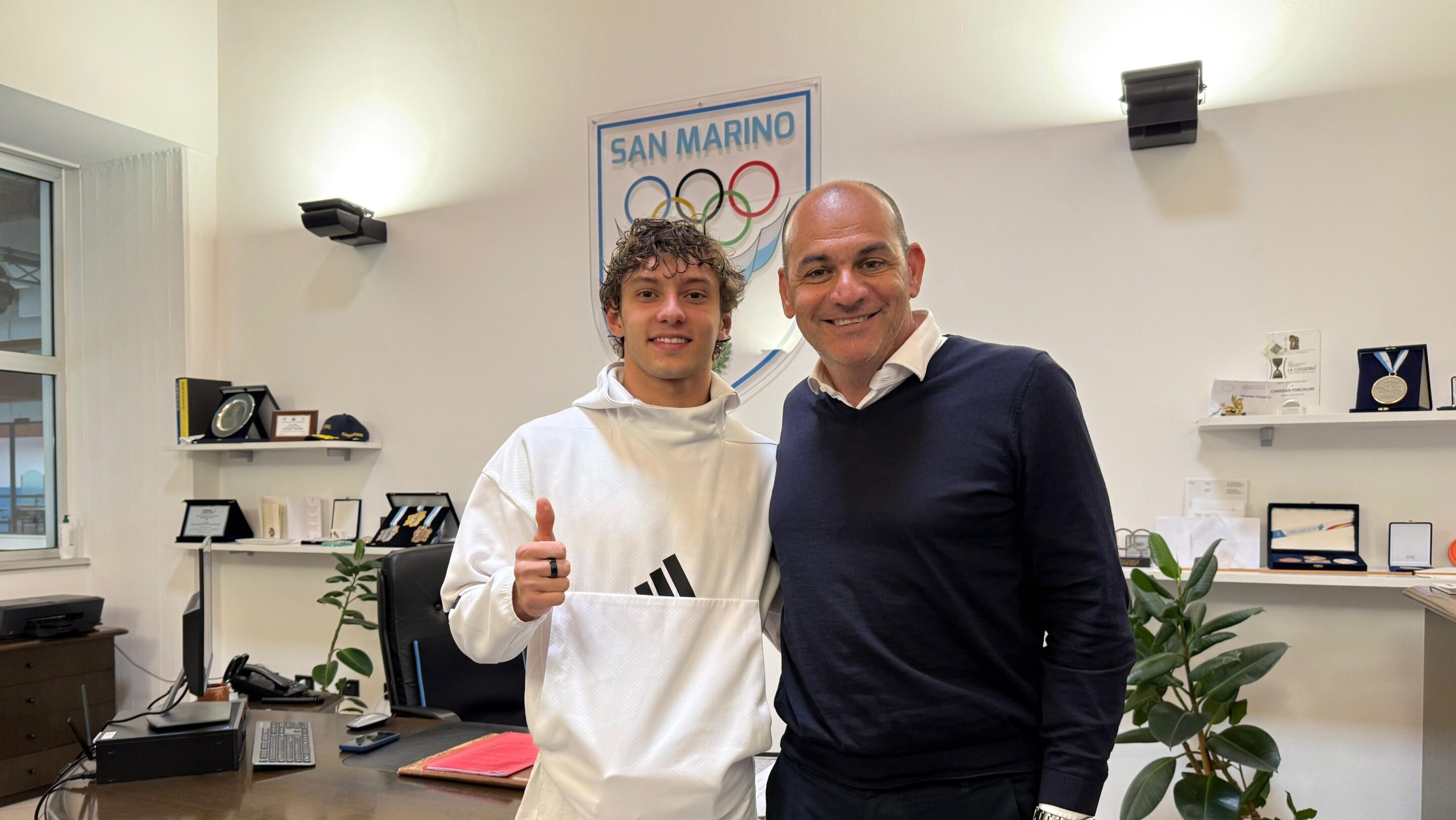 Kimi Antonelli e il legame con San Marino: visita ufficiale al Comitato Olimpico