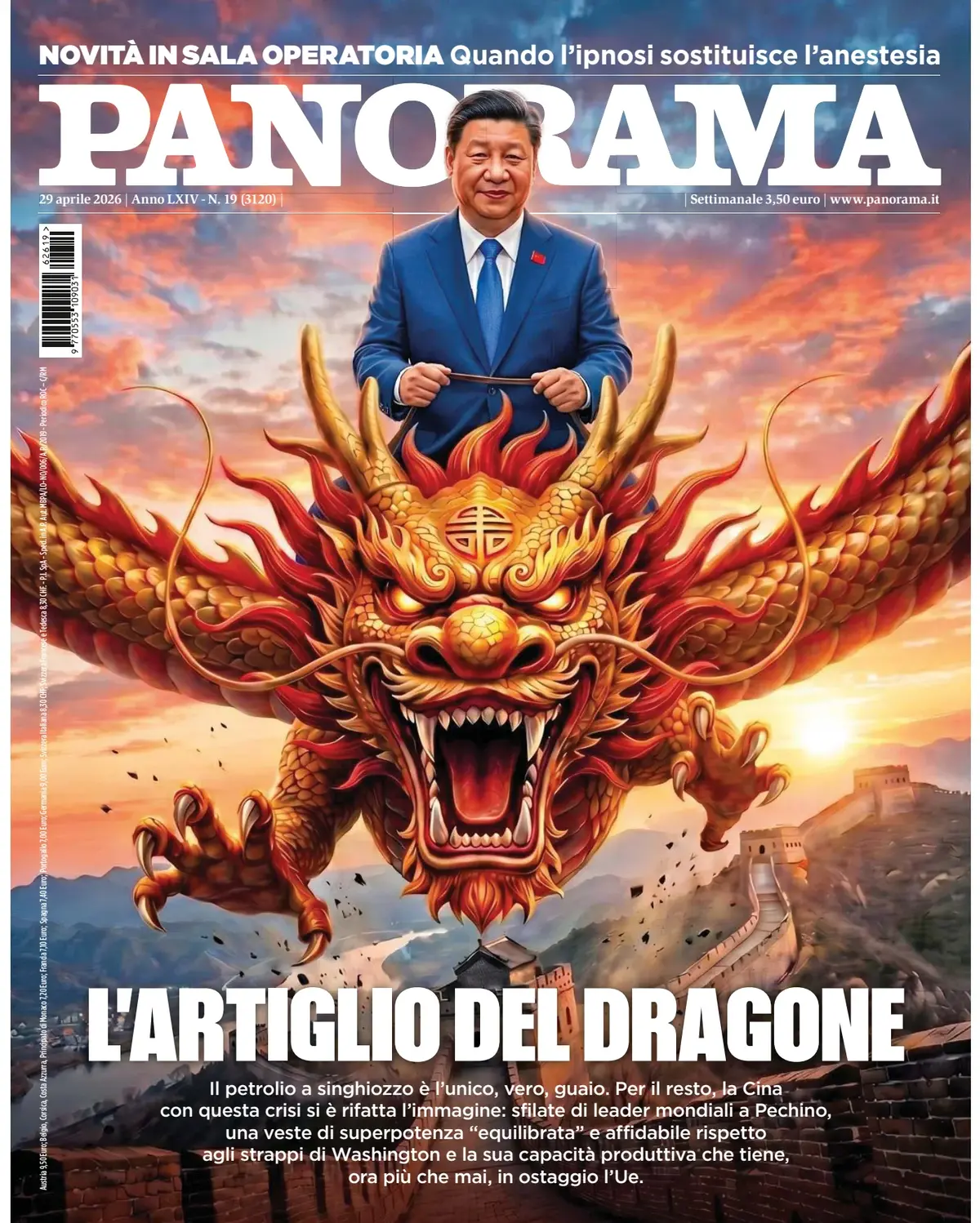 L’artiglio del Dragone – Panorama in edicola
