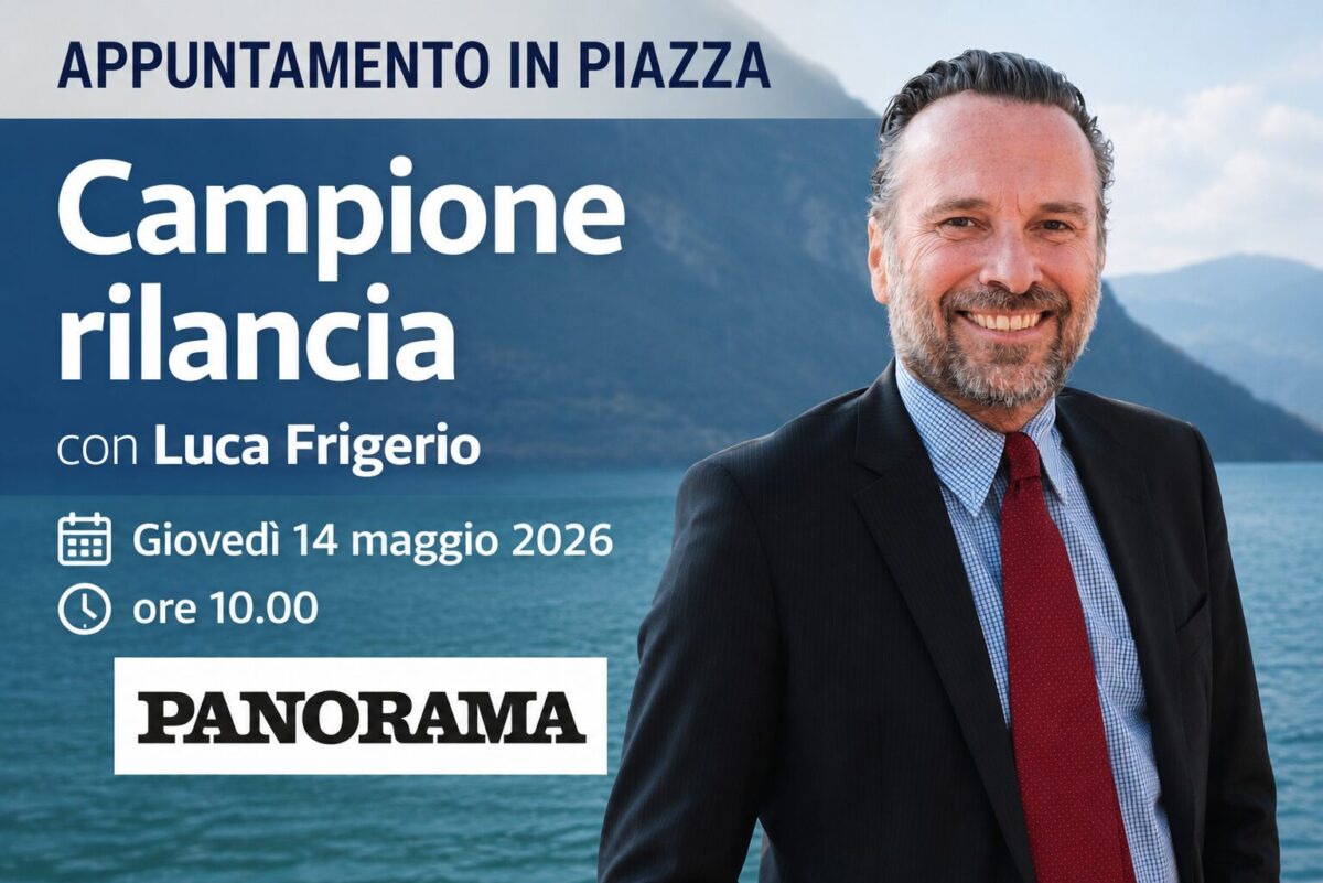Appuntamento in Piazza con Luca Frigerio 