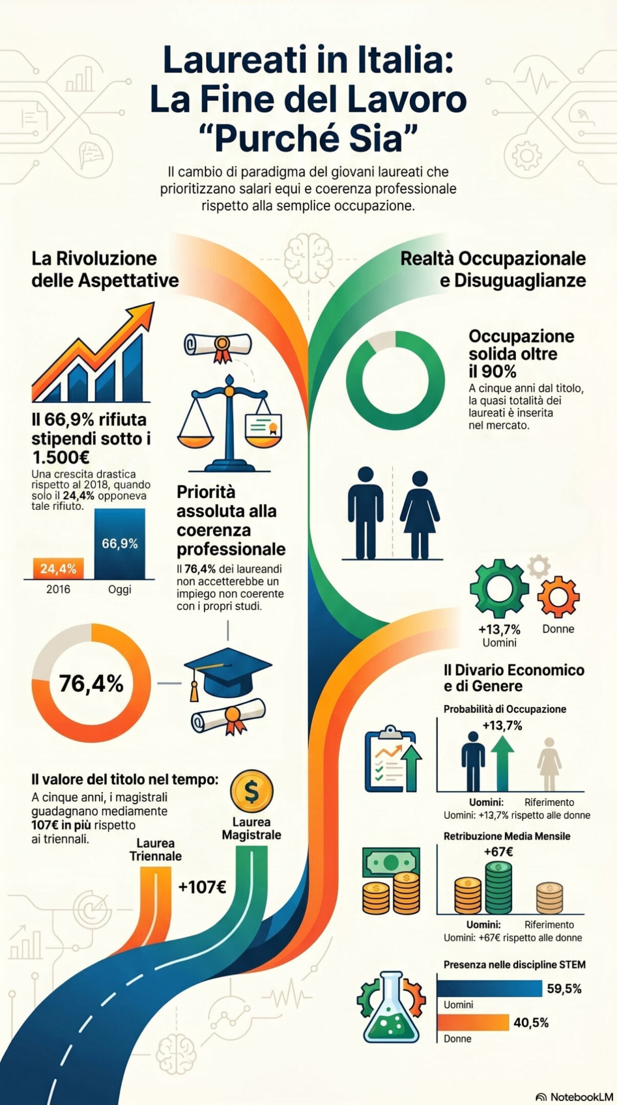 Il lavoro c’è, ma non basta: i giovani laureati ora dicono no agli stipendi troppo bassi Il lavoro c’è, ma non basta: i giovani laureati ora dicono no agli stipendi troppo bassi