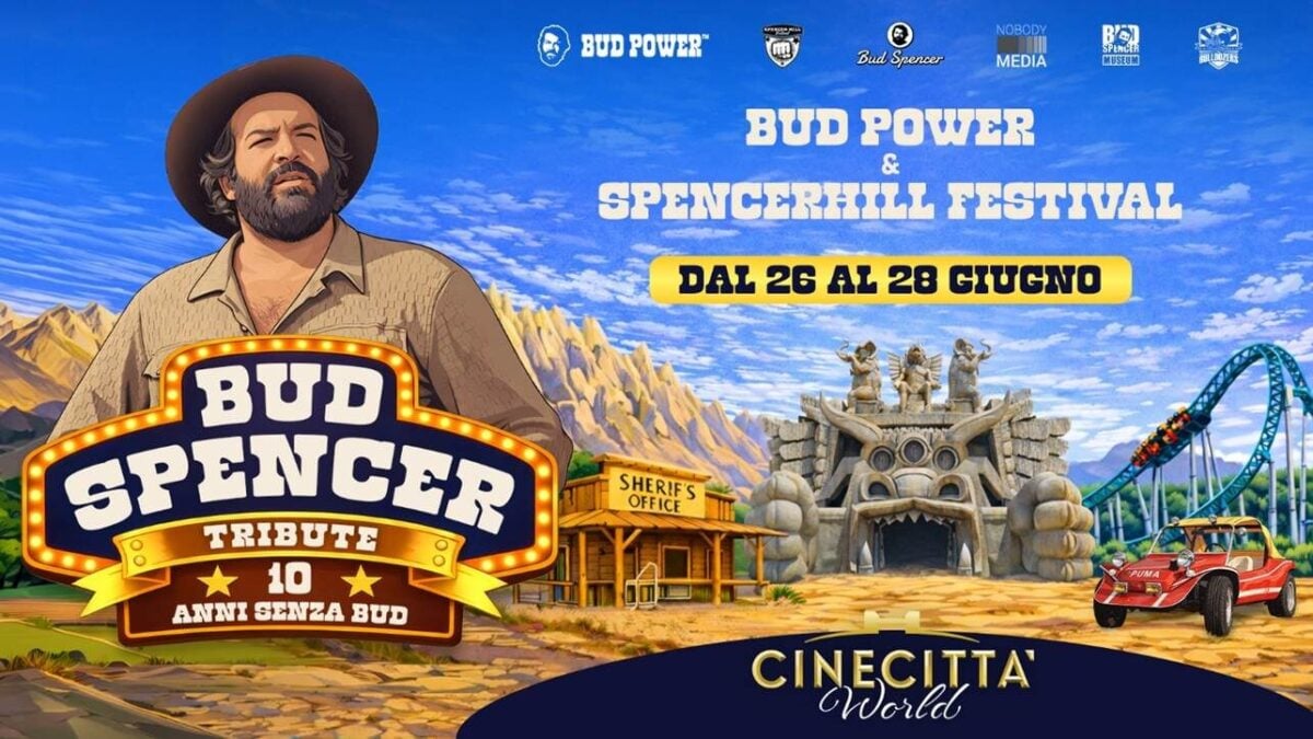Bud Spencer, dieci anni senza il gigante buono: Cinecittà World prepara l’abbraccio più grande