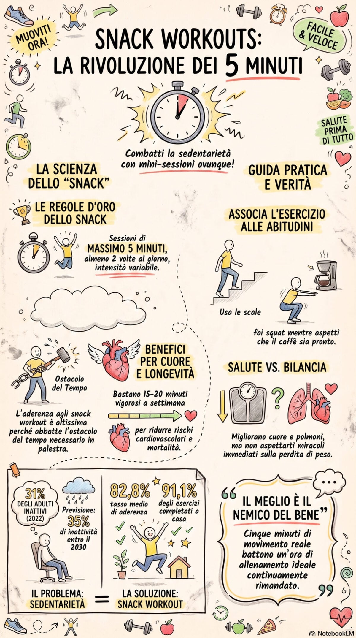 Snack workouts, il fitness da 5 minuti conquista l’estate: funziona davvero?